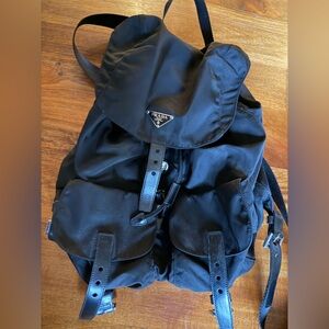Prada Black Backpack